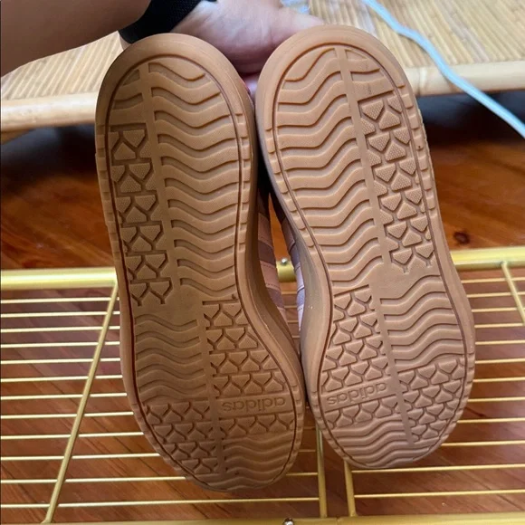 Adidas Women's Rose Pink Platform Sneakers - Picture 4 of 4